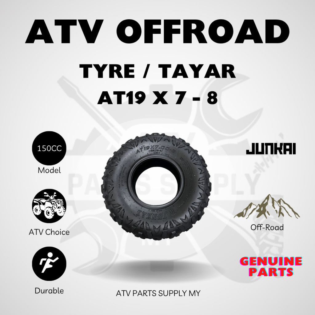 ATV Tyre / Tayar 8 Inch for 110cc \ 125cc \ 150cc | 19x7-8 | 18x9.5-8 | Ready Stock 📌