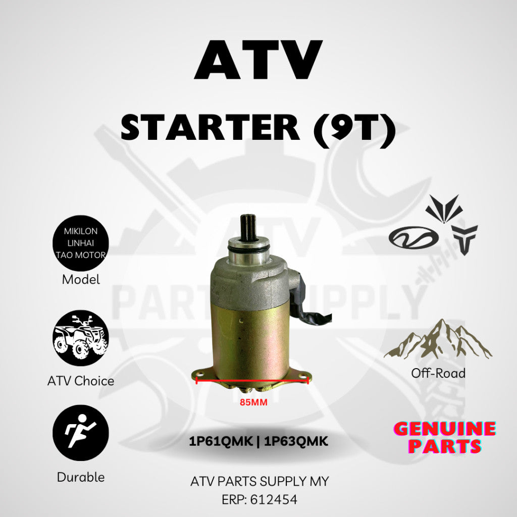 Avviatore Originale ATV con Cavo (9T) per Mikilon Hammer 200 | Linhai M150 | M170 | Tao Motor 200