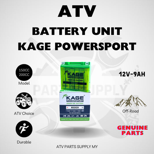 แบตเตอรี่ ATV พรีเมียม | แบตเตอรี่ ATV | 12V9AH | MOTOBATT | KAGE POWERSPORT | แบตเตอรี่เจล 💪🔋| ออกแบบมาเพื่อการขับขี่แบบออฟโรด