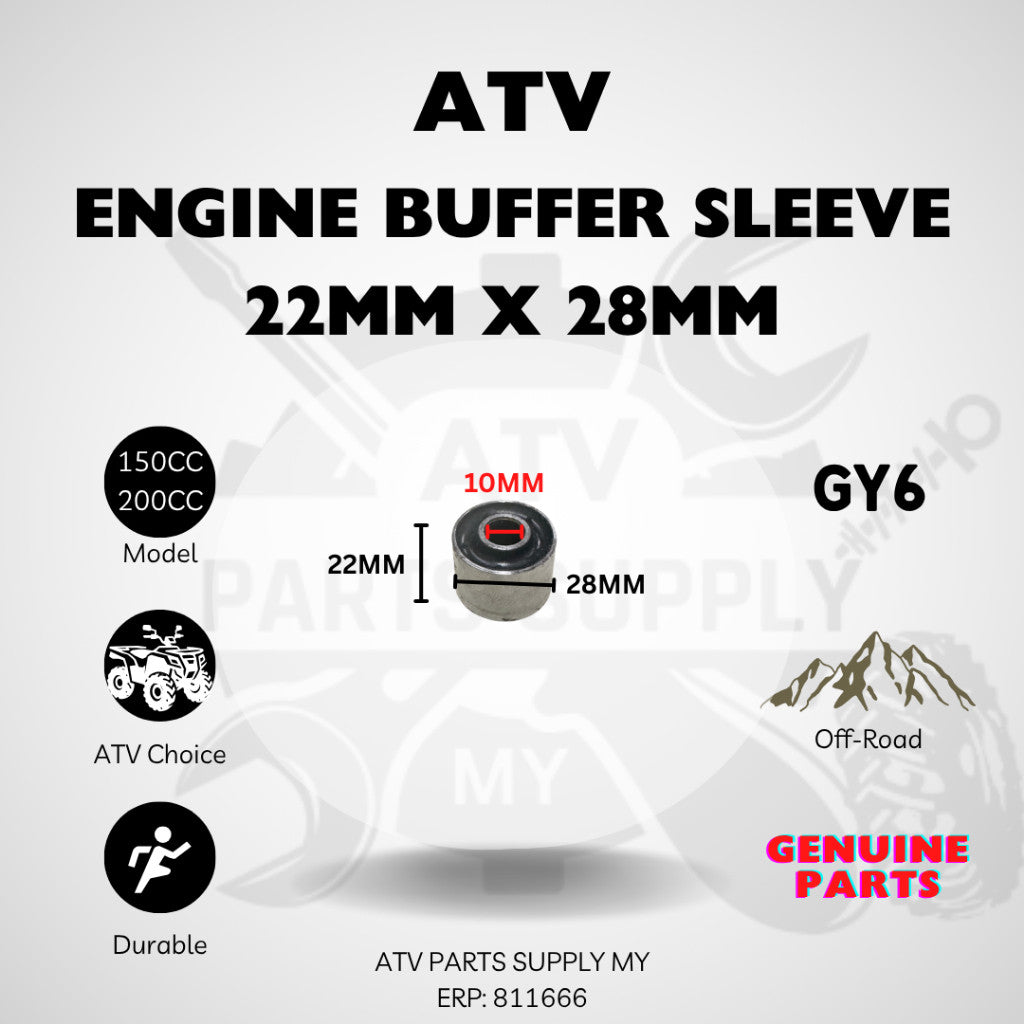 ATV GY6 Big Bull Engine Buffer Sleeve | 22MM X 28MM | Ready Stock