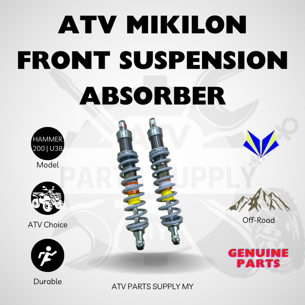 ATV Mikilon Hammer 200 | U38 | Ammortizzatore Sospensione Anteriore | 345MM | Ricambi Originali Mikilon | Pronta Consegna