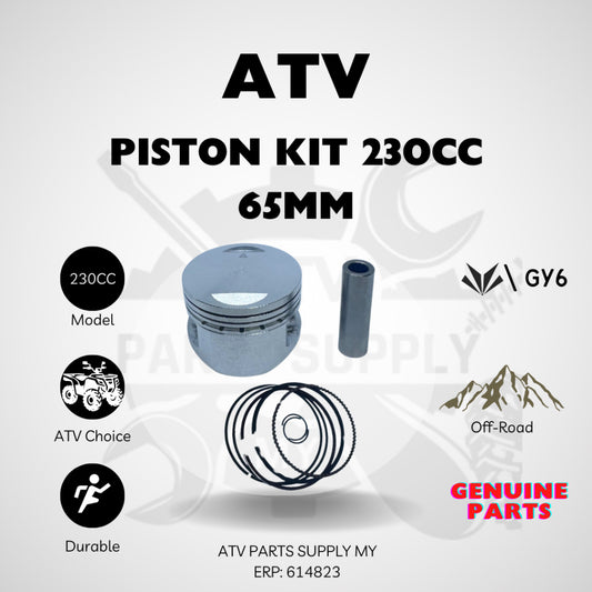 Ready Stock📌 ATV & UTV 65mm Piston Kit for GY6 230cc