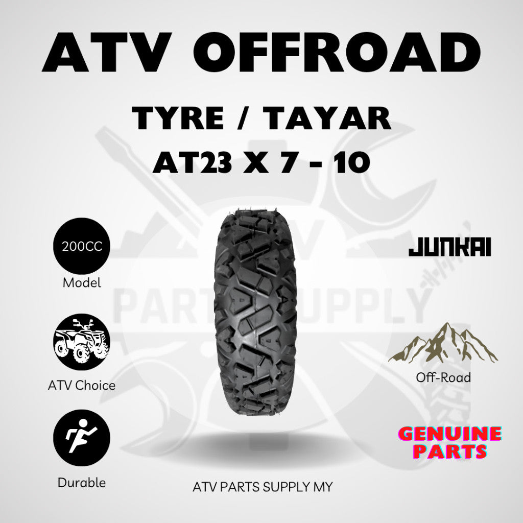 ATV TAYAR | ATV TYRE 10 INCH | 170CC | 200CC | 21x7-10 | 23x7-10 | 22x10-10 | Ready Stock