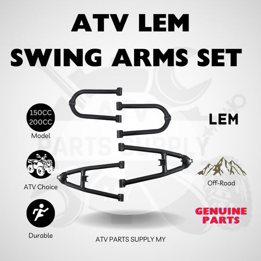 ATV LEM Lower Swing Arm | Upper Swing Arm | Ball Joint | Bushing for 10 Inch Tyre | 150cc | 200cc | Ready Stock