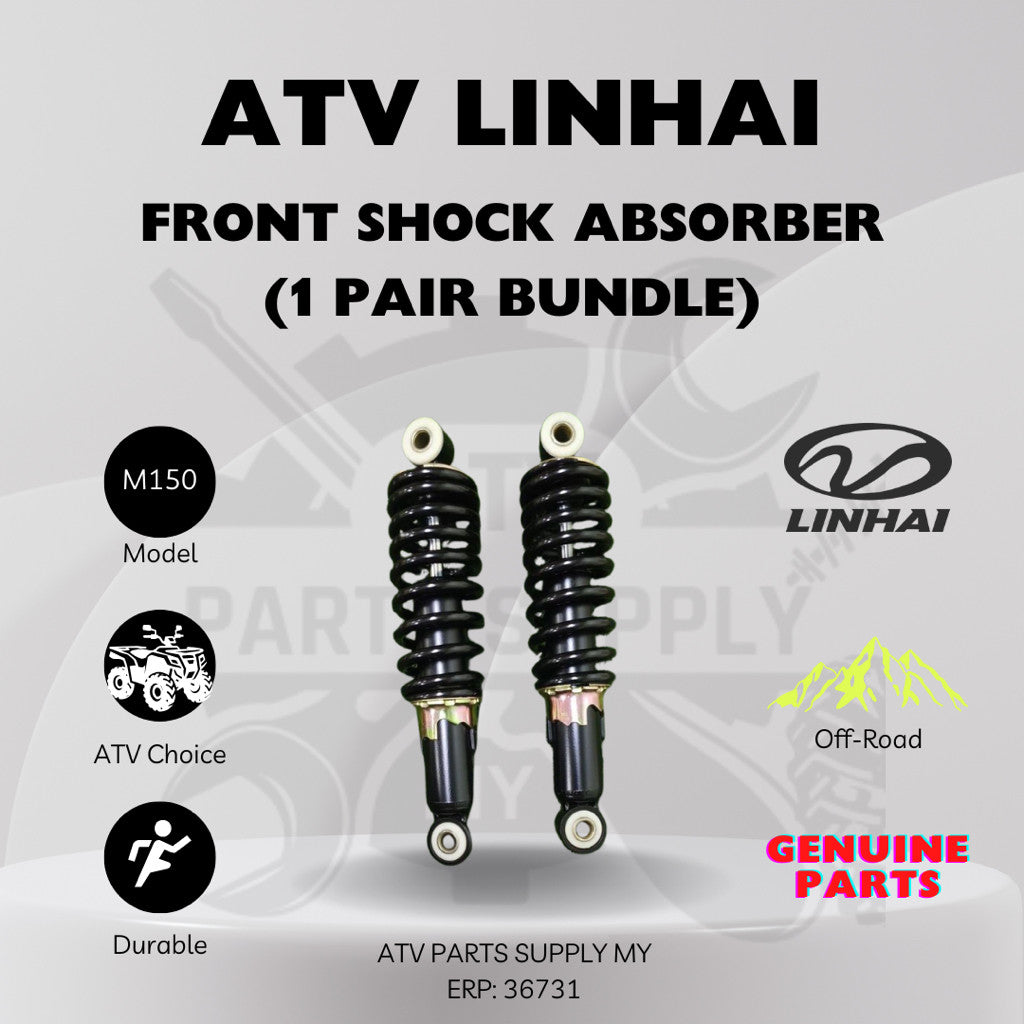 Ammortizzatore anteriore ATV Linhai M150 (1 coppia) | Ricambio originale Linhai