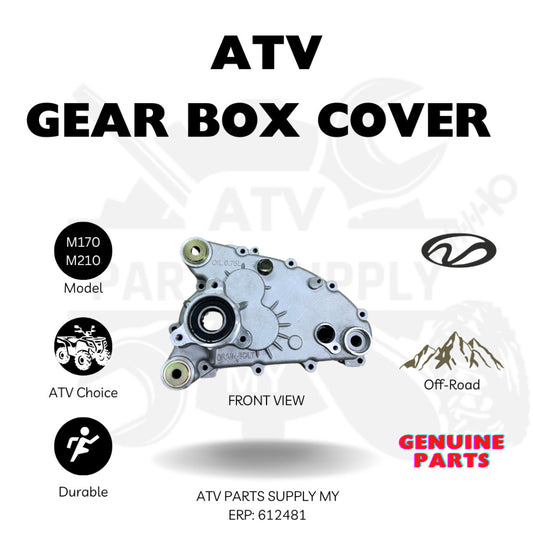 ATV Linhai M170 | M210 Gear Box Cover with Gasket / Penutup Kotak Gear | Transmission Case Cover | Original Linhai Parts