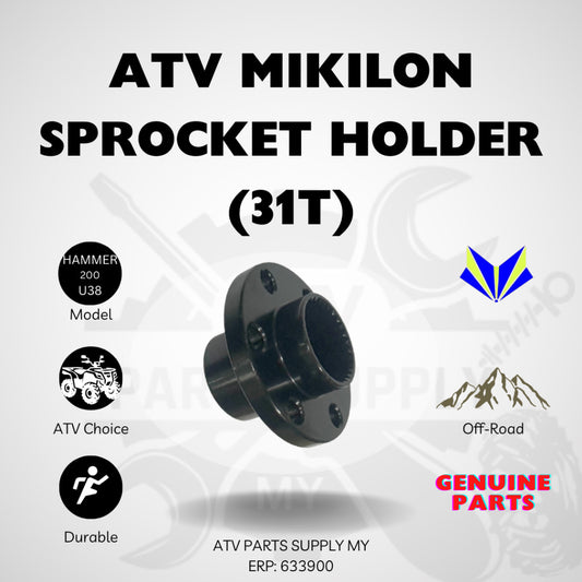 สเตอร์หน้า ATV (31 ฟัน) สำหรับ Mikilon Hammer 200cc | U28 | U38 | อะไหล่แท้ Mikilon