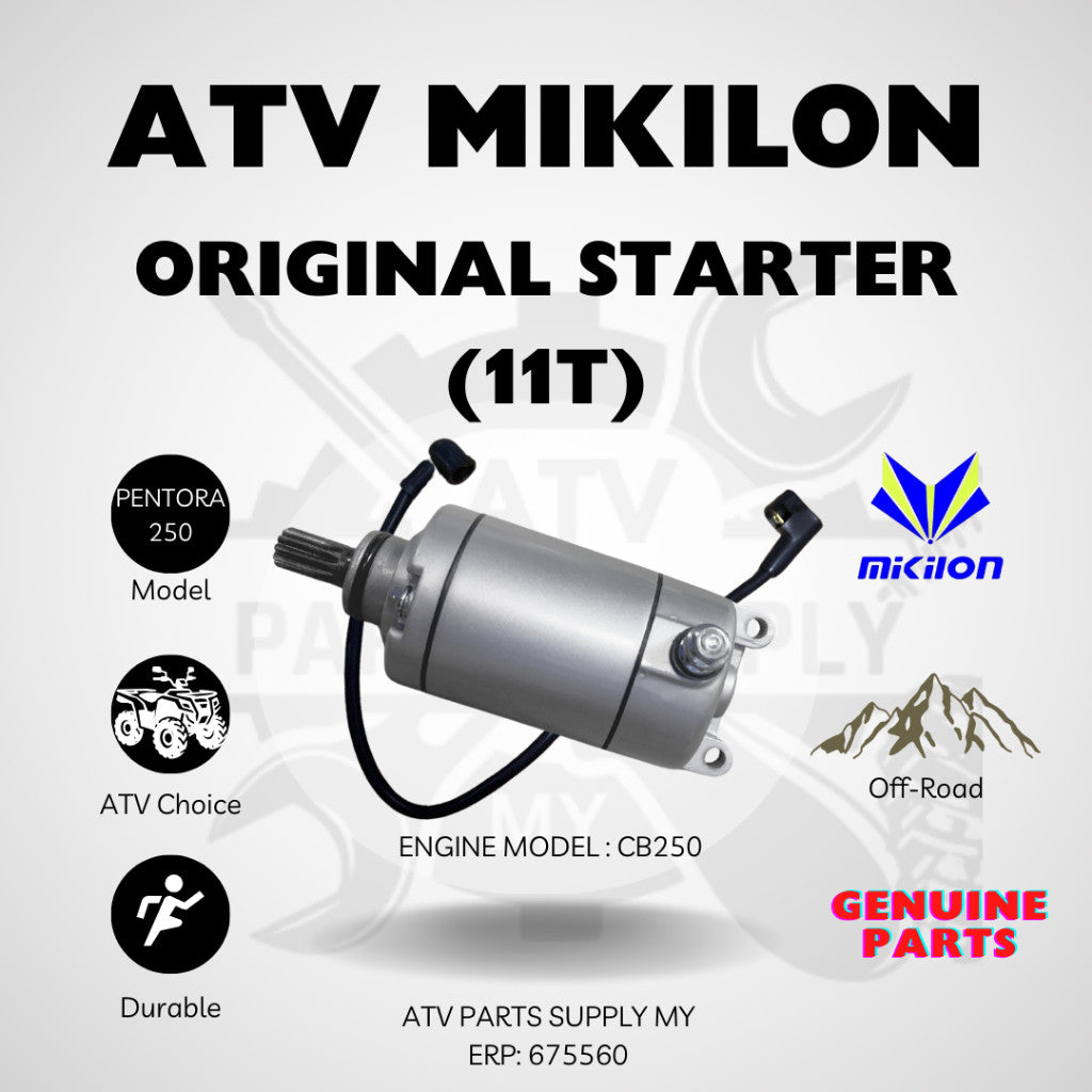 Avviamento ATV Mikilon Pentora 250cc (11T) Compatibile con motore Pentora 250cc CB250