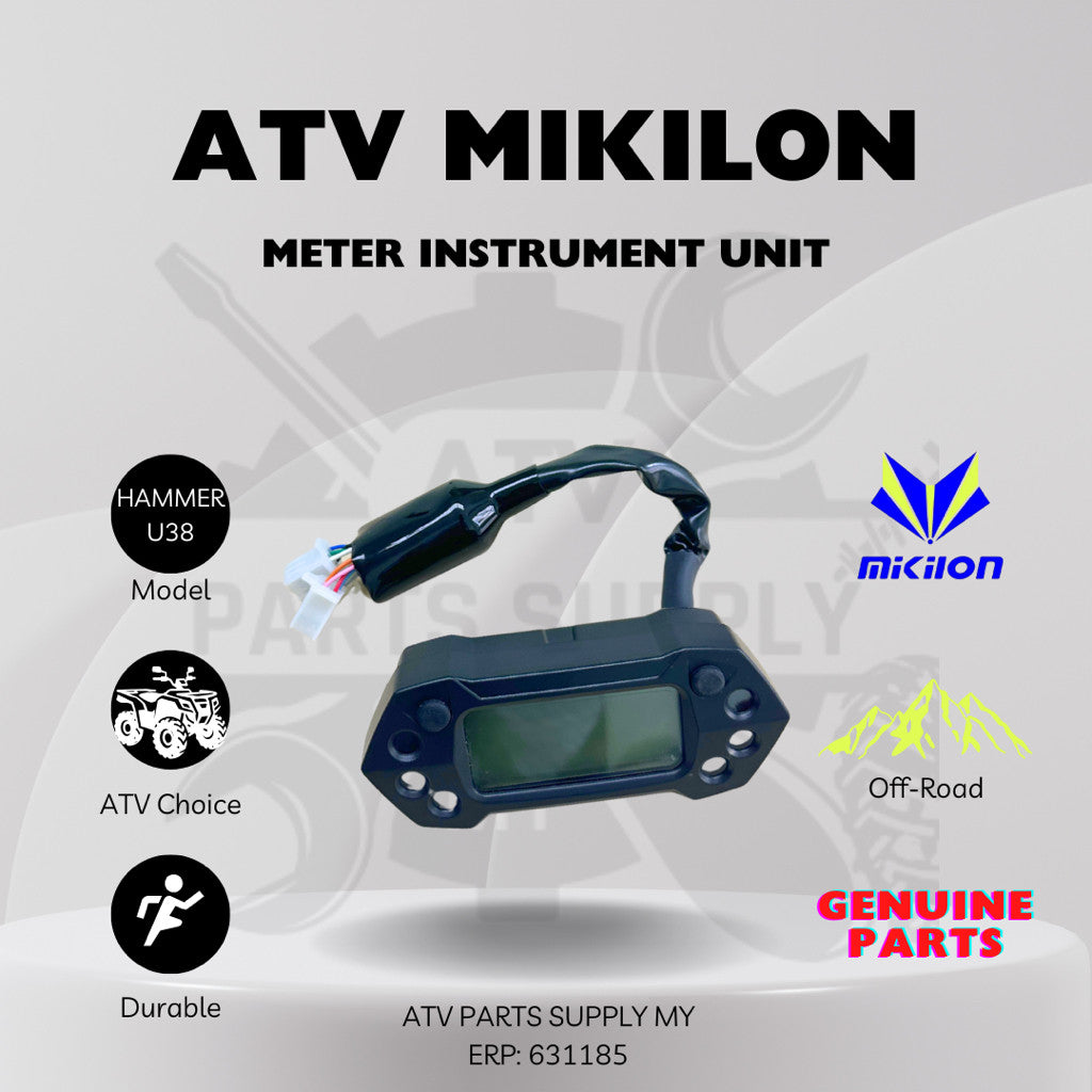 สินค้าพร้อมส่งในมาเลเซีย 📌 รถ ATV Mikilon Hammer U38 200cc แผงหน้าปัด