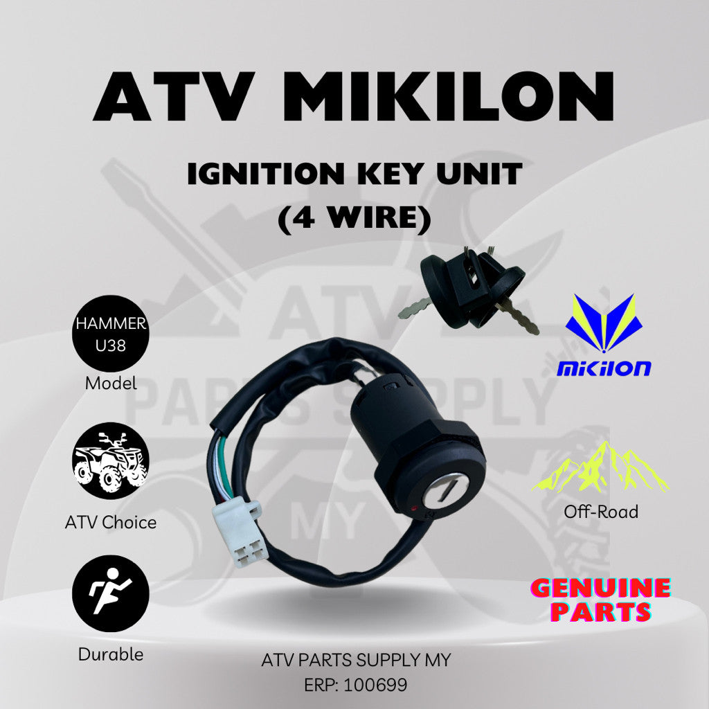 ATV MIKILON Hammer 200cc Impianto di accensione ed elettronico (Chiave di accensione, Relè, Candela, Sensore)