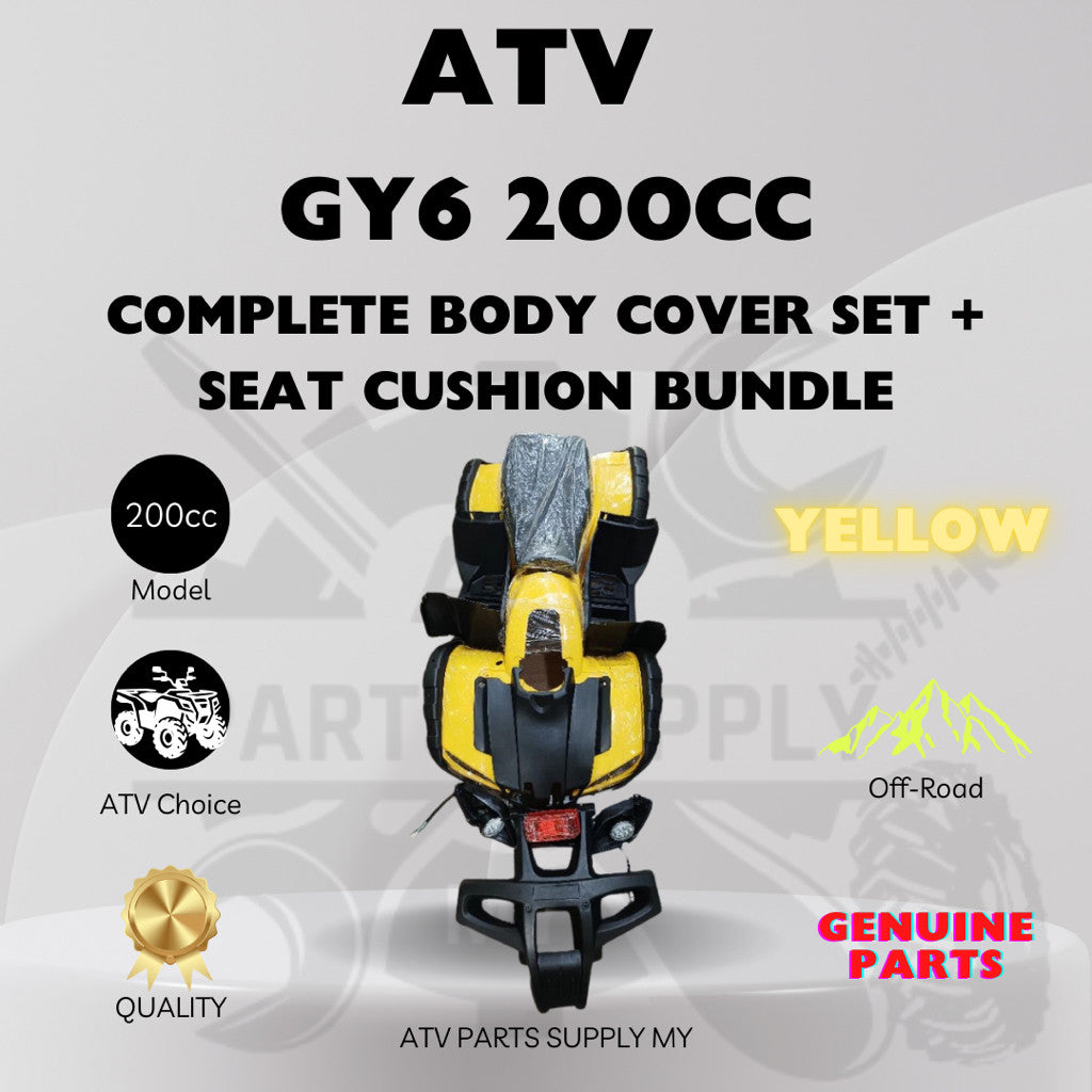 ATV GY6 |  Big Bull | 200cc | Full Body Cover Set With Seat Cushion