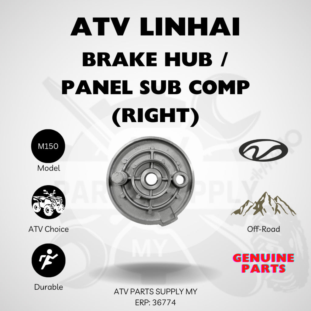 ATV Linhai M150 Drum Brake Hub | Panel Sub Comp | Brake Hub Rocker | Ready Stock
