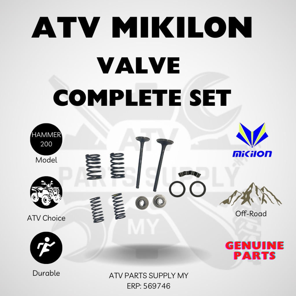 ATV Mikilon Hammer 200 | Valve Complete Set | Original Mikilon Parts