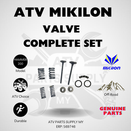 ATV Mikilon Hammer 200 | Valve Complete Set | Original Mikilon Parts