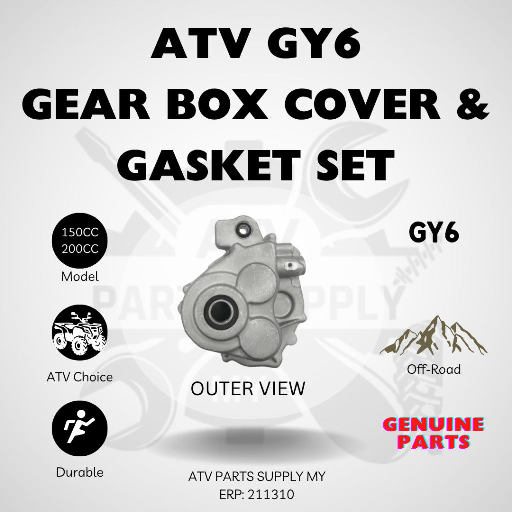 ฝาครอบชุดเกียร์ ATV และเพลาเกียร์ส่งกำลังสำหรับ GY6 | 150CC | 200CC | Big Bull | พร้อมส่งจากมาเลเซีย
