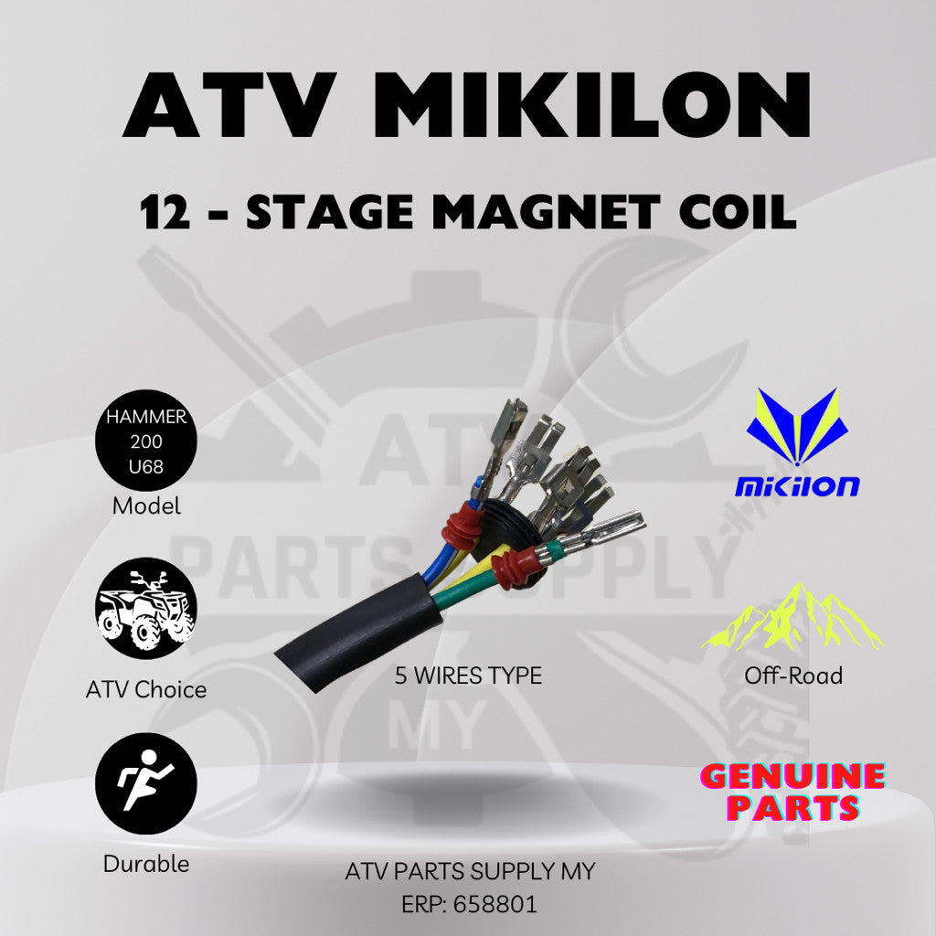 ATV Mikilon Hammer 200 U38 | U68 | 12-Stage Magnet Coil | Coil Magnet