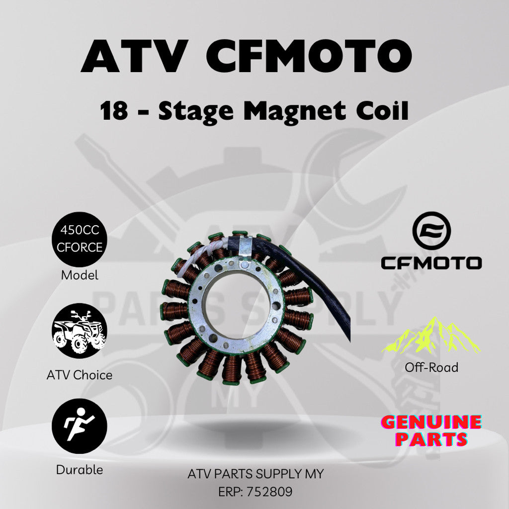 ATV CFMOTO 18-Stage Magnet Coil | CFORCE 450 | 520 | Original CF MOTO Parts