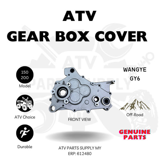 ATV GY6 WANGYE Gear Box Cover with Gasket | Transmission Case Cover | 150cc & 200cc