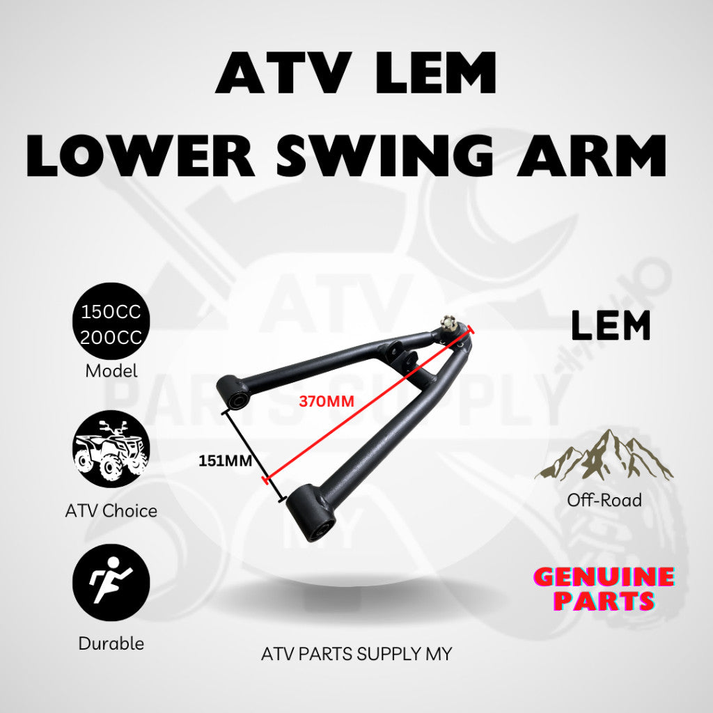 ชุดปีกนกล่าง ATV LEM | ชุดปีกนกบน | ลูกหมากปีกนก | บูชสำหรับยาง 10 นิ้ว | 150cc | 200cc | พร้อมสต็อก
