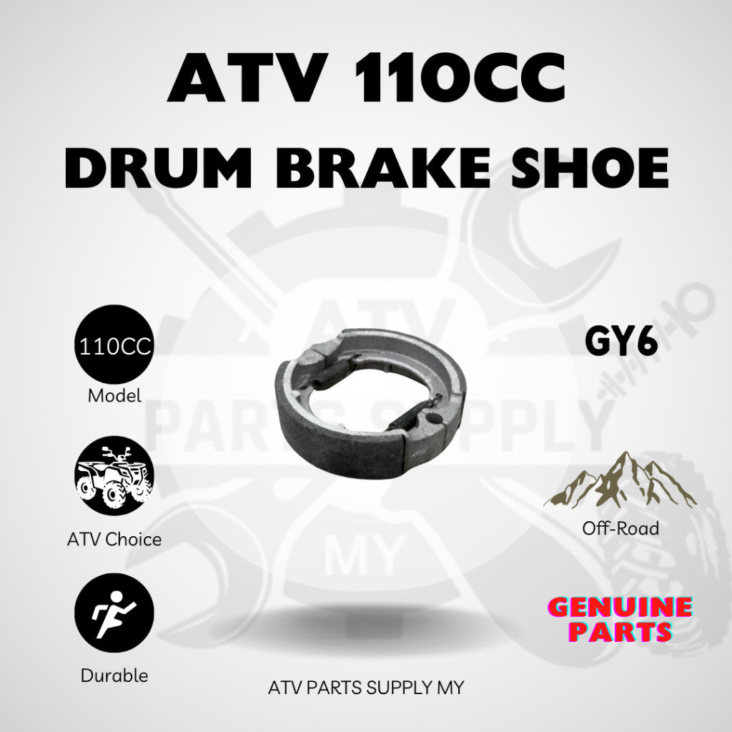 ATV 110CC Drum Brake Shoe for GY6 | 110CC | Small Bull | Ready Stock