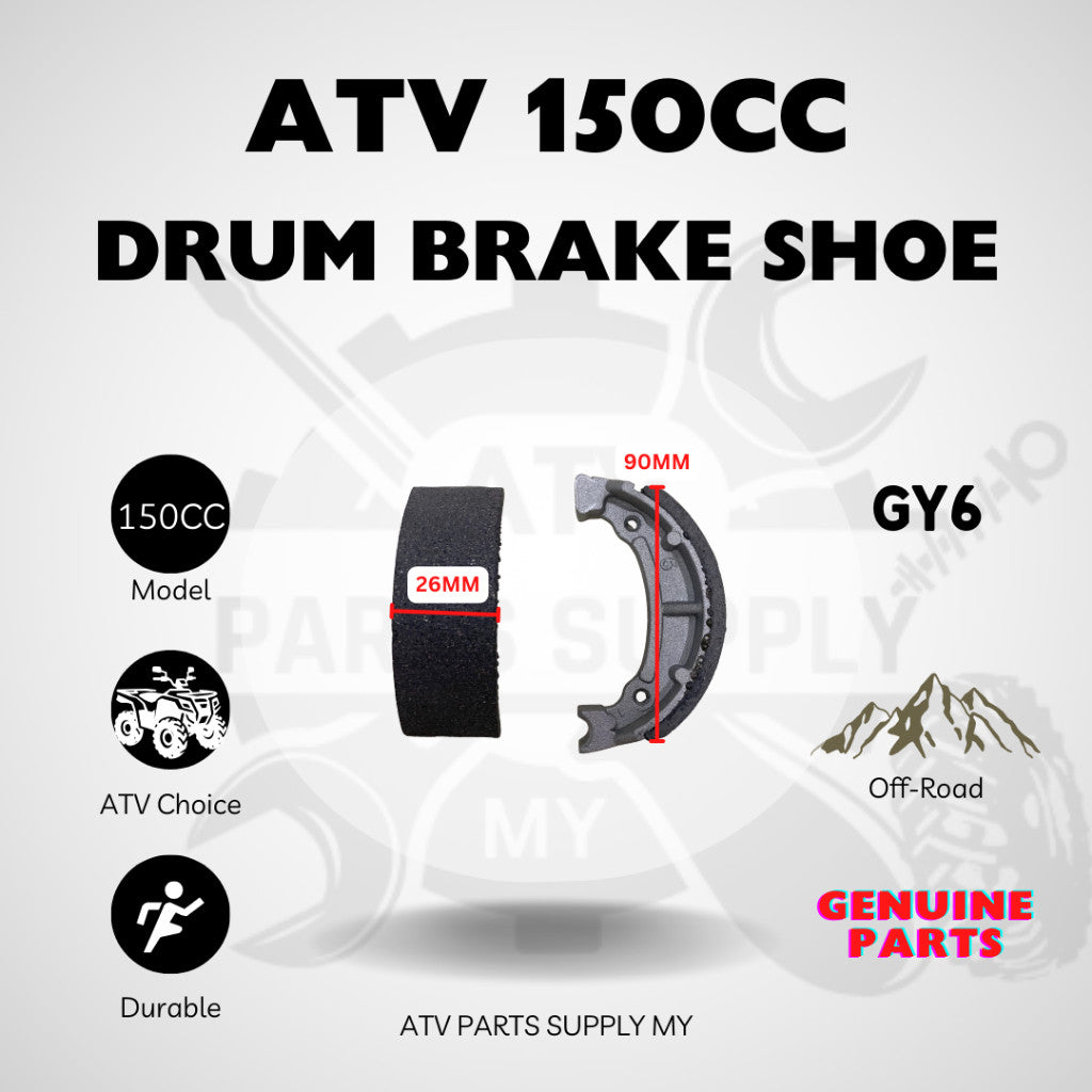 ATV 150CC Drum Brake Shoe for Linhai | GY6 | Big Bull | 150CC | 200CC | Ready Stock