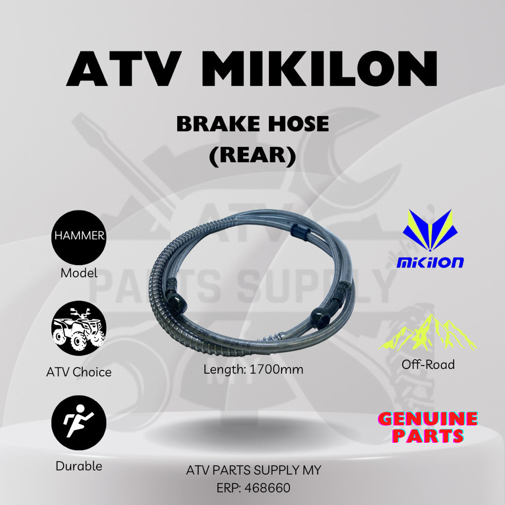 ATV Mikilon Hammer 200cc Rear Brake Disc | Hose Brake | Brake Pump | Brake Pad | Rear Brake Caliper