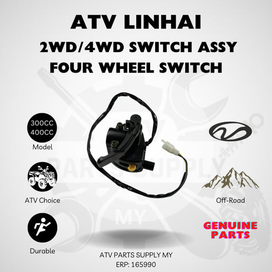 Pronto magazzino 📌ATV / QUAD Linhai 300cc e 400cc 2WD/4WD Gruppo interruttore, interruttore a quattro ruote motrici