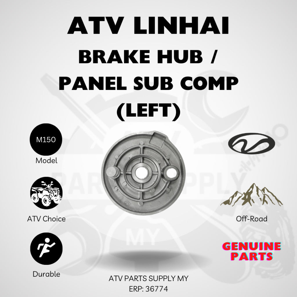 ATV Linhai M150 Drum Brake Hub | Panel Sub Comp | Brake Hub Rocker | Ready Stock