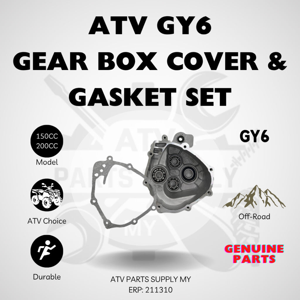 ฝาครอบชุดเกียร์ ATV และเพลาเกียร์ส่งกำลังสำหรับ GY6 | 150CC | 200CC | Big Bull | พร้อมส่งจากมาเลเซีย