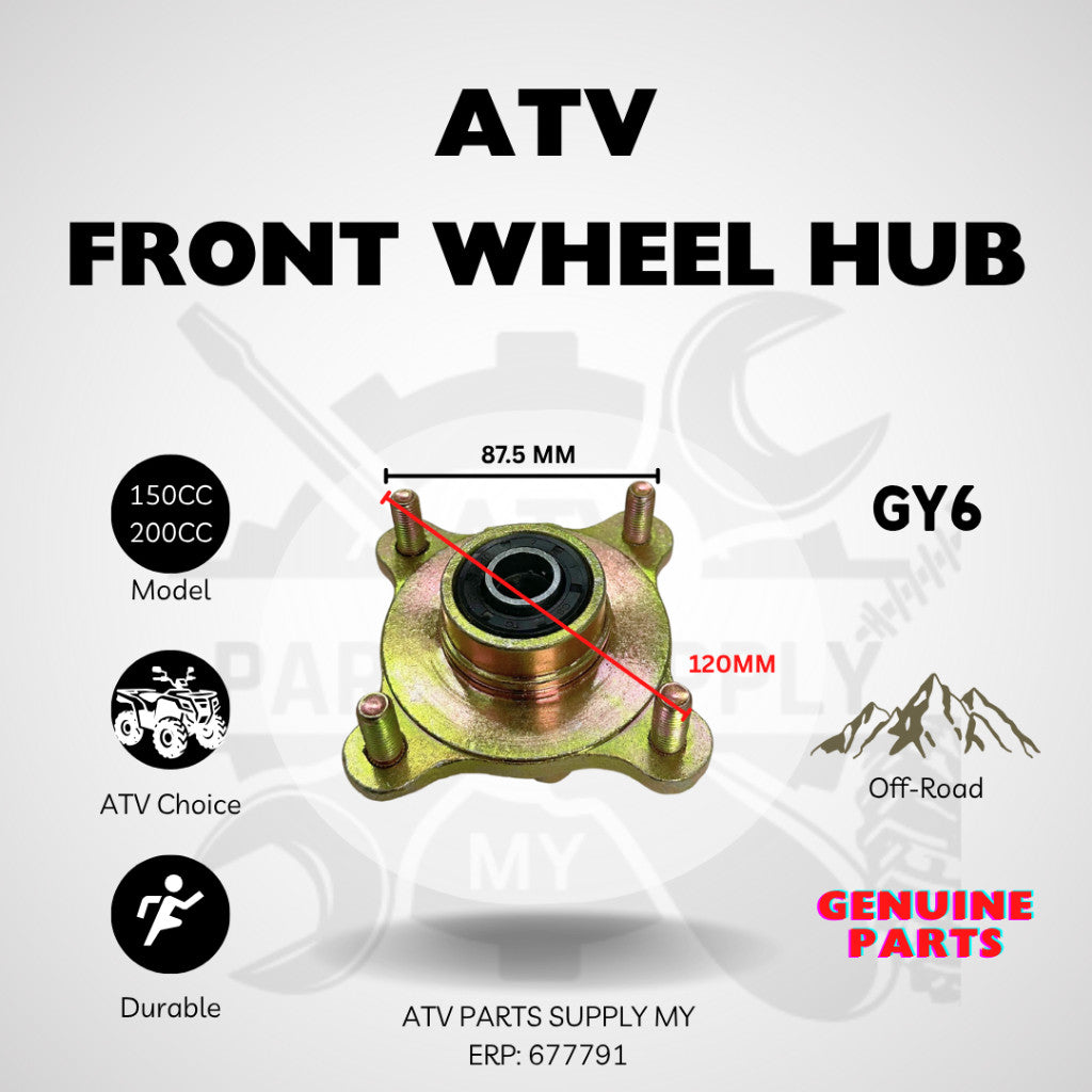 ATV พวงมาลัย knuckle เหล็ก 90 มม. | ดุมล้อหน้าสำหรับ Big Bull / GY6 / 150cc / 200cc | Knuckles | สินค้าพร้อมส่ง 📌