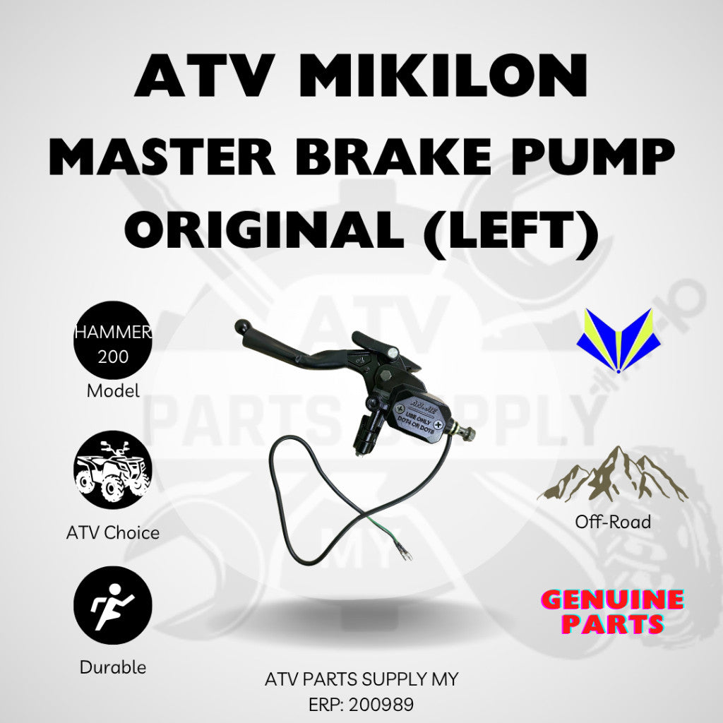 ATV Mikilon Hammer | Master Brake Pump | Up Brake Pump | U38 | U68 | U88 | Mikilon Genuine Part