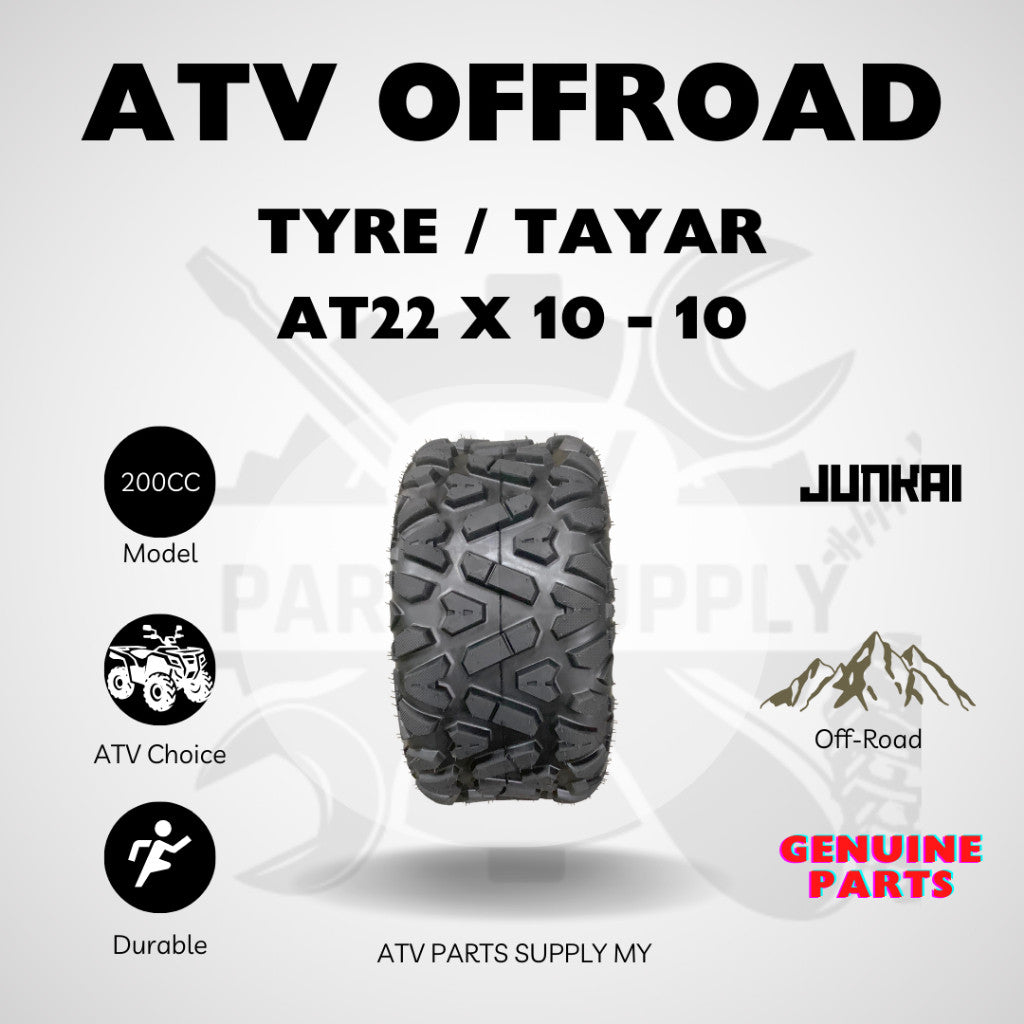 ATV TAYAR | ATV TYRE 10 INCH | 170CC | 200CC | 21x7-10 | 23x7-10 | 22x10-10 | Ready Stock
