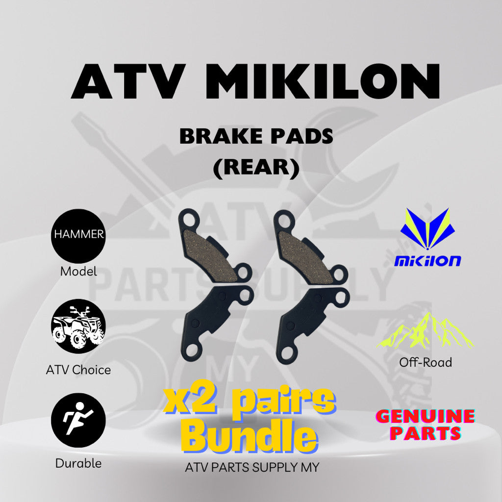 ATV Mikilon Hammer 200cc Rear Brake Disc | Hose Brake | Brake Pump | Brake Pad | Rear Brake Caliper