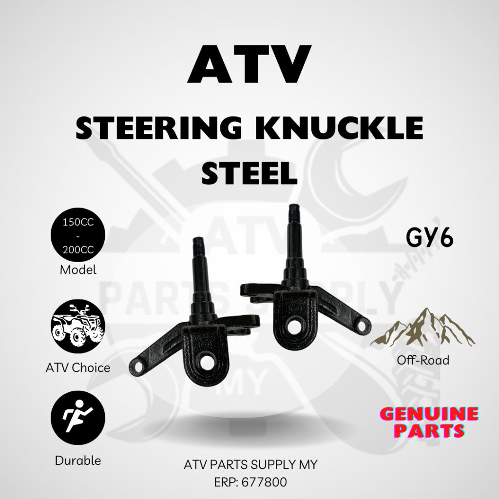 ATV Steering Knuckle Steel (Left / Right) for GY6 / Big Bull / 150cc / 200cc