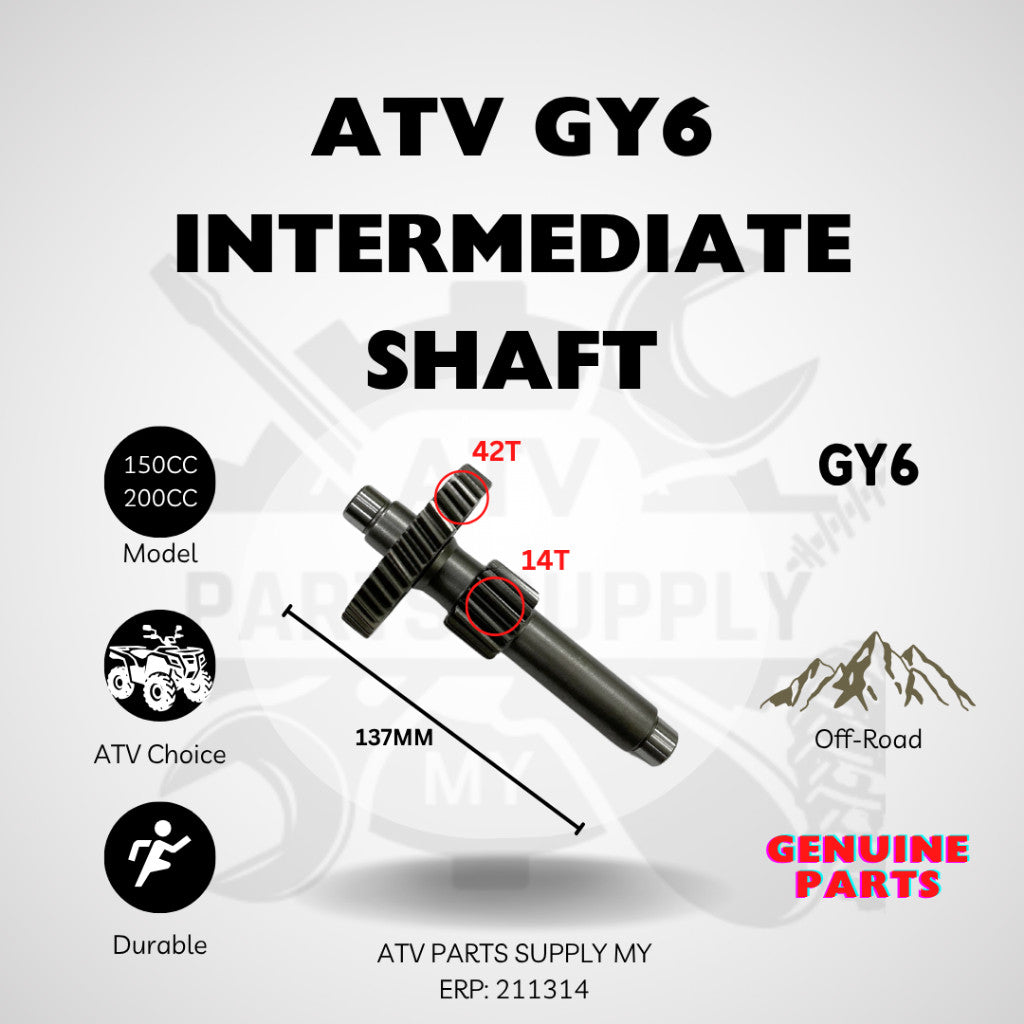ฝาครอบชุดเกียร์ ATV และเพลาเกียร์ส่งกำลังสำหรับ GY6 | 150CC | 200CC | Big Bull | พร้อมส่งจากมาเลเซีย