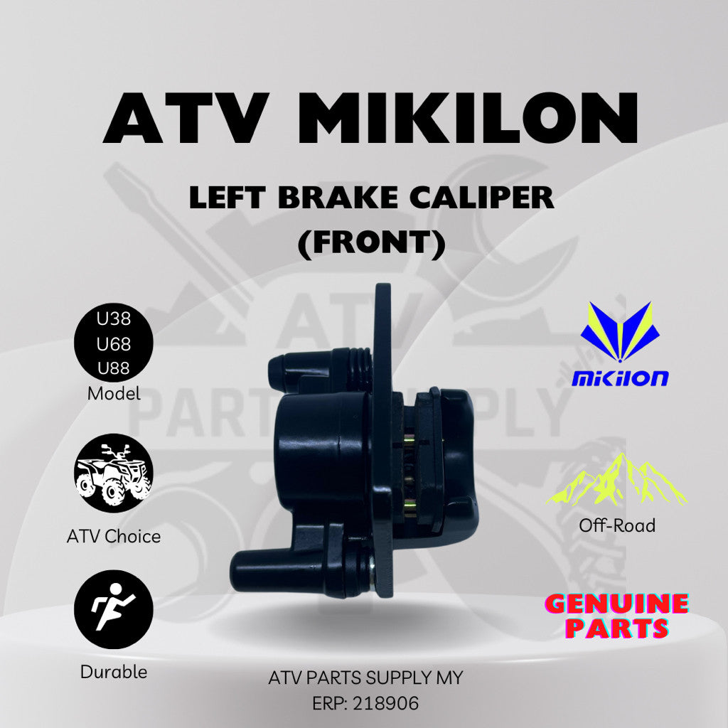 ATV Mikilon Hammer Front Brake System Kit |Brake Disc| Hose Brake| Brake Pump| Hose Connector| Brake Pad| Brake Caliper