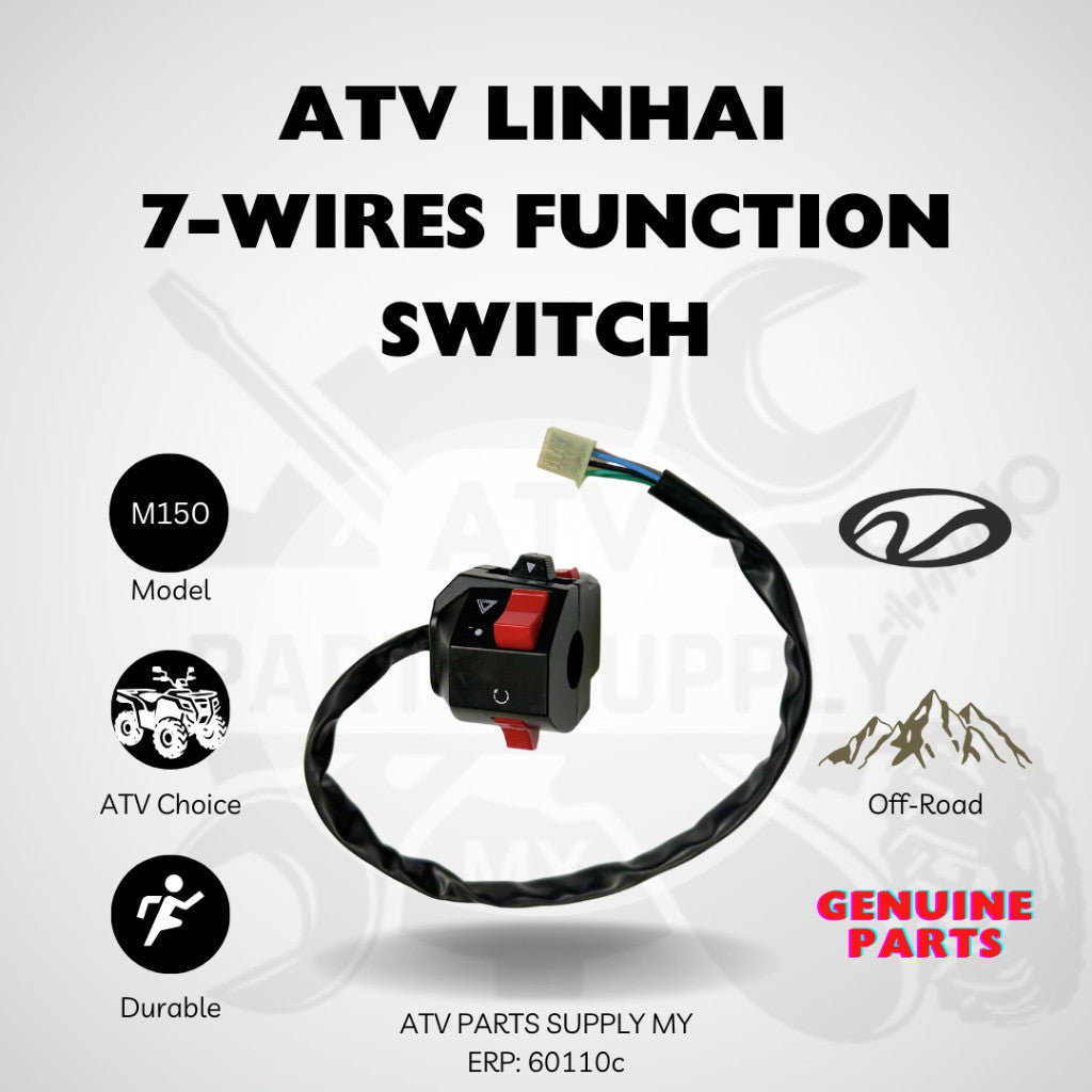 ATV Linhai M150 7-Wires Function Switch | Suis Atv | Orignal Linhai Part