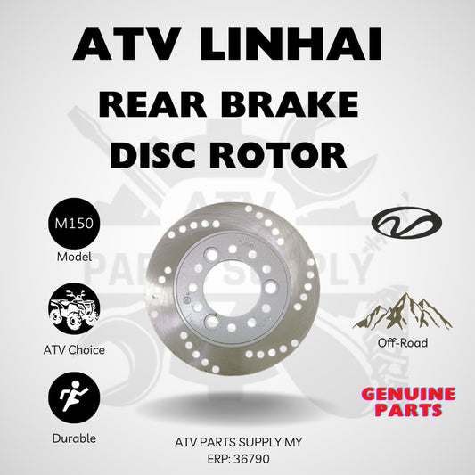 สินค้าพร้อมส่งในมาเลเซีย 📌 จานดิสก์เบรกหลังสำหรับ ATV Linhai M150 (รหัสสินค้า: 36790)