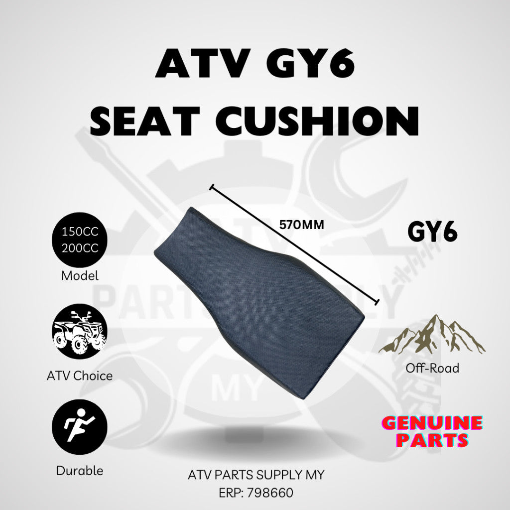 ATV Seat Cushion 57CM for GY6 | 200cc | Big Bull | Ready Stock 📌