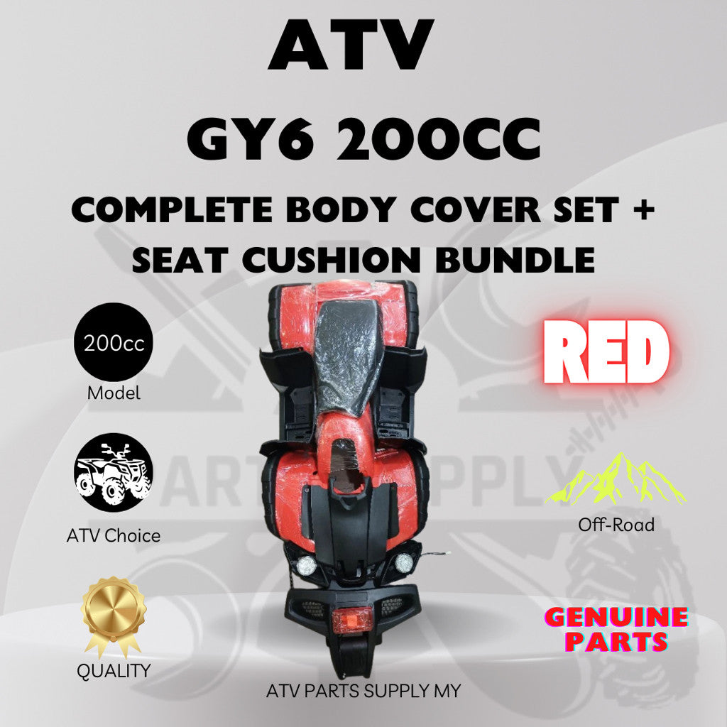 ATV GY6 |  Big Bull | 200cc | Full Body Cover Set With Seat Cushion