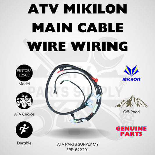 ATV Main Cable | Wire Wiring for Mikilon Pentora 125cc | Original Mikilon Parts | Ready Stock Malaysia