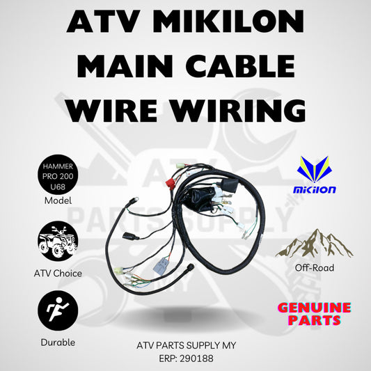 ATV Main Cable | Wire Wiring for Mikilon Hammer Pro 200 | U68 | Original Mikilon Parts | Ready Stock Malaysia