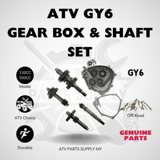 Coperchio cambio ATV e albero ingranaggio trasmissione per GY6 | 150CC | 200CC | Big Bull | Pronta consegna Malesia