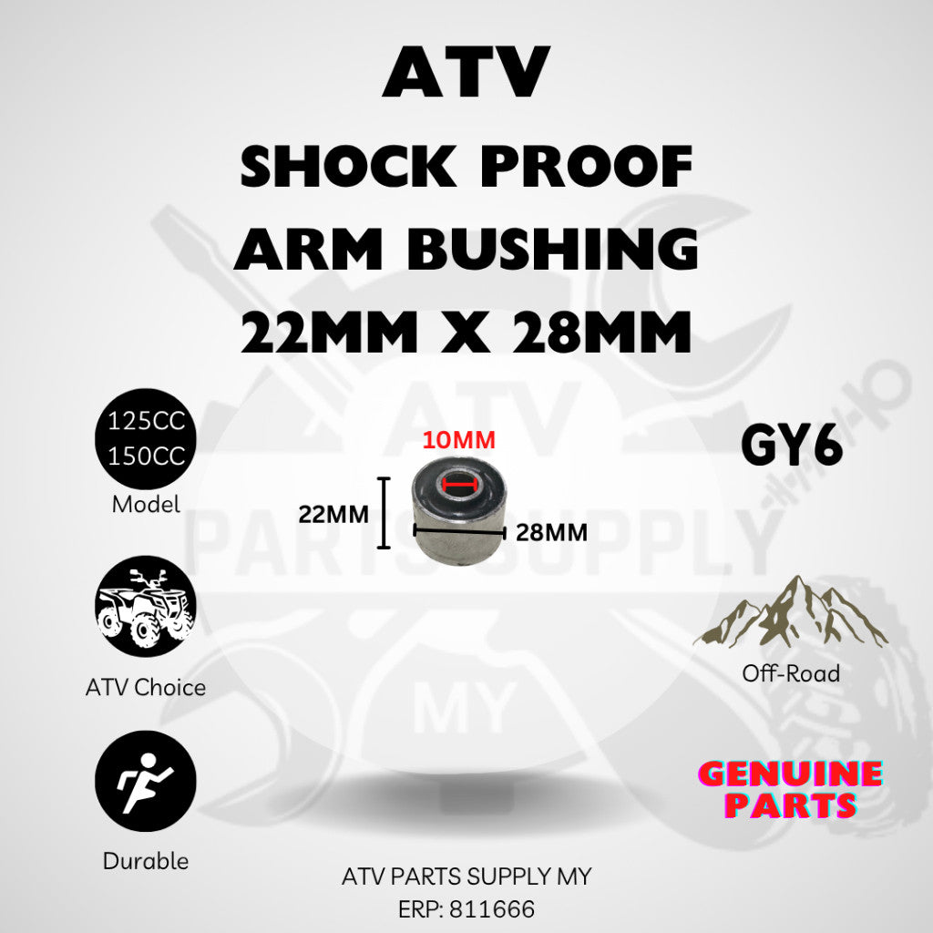 ATV GY6 Swing Arm Bushing | 22mm x 28mm | Ready Stock
