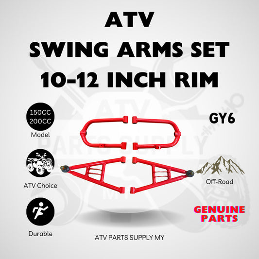 ATV & UTV Swing Arm | Upper Swing Arm | Lower Swing Arm | Bushing for 10-12 Inch Rims GY6 | 150cc | 200cc | Ready Stock