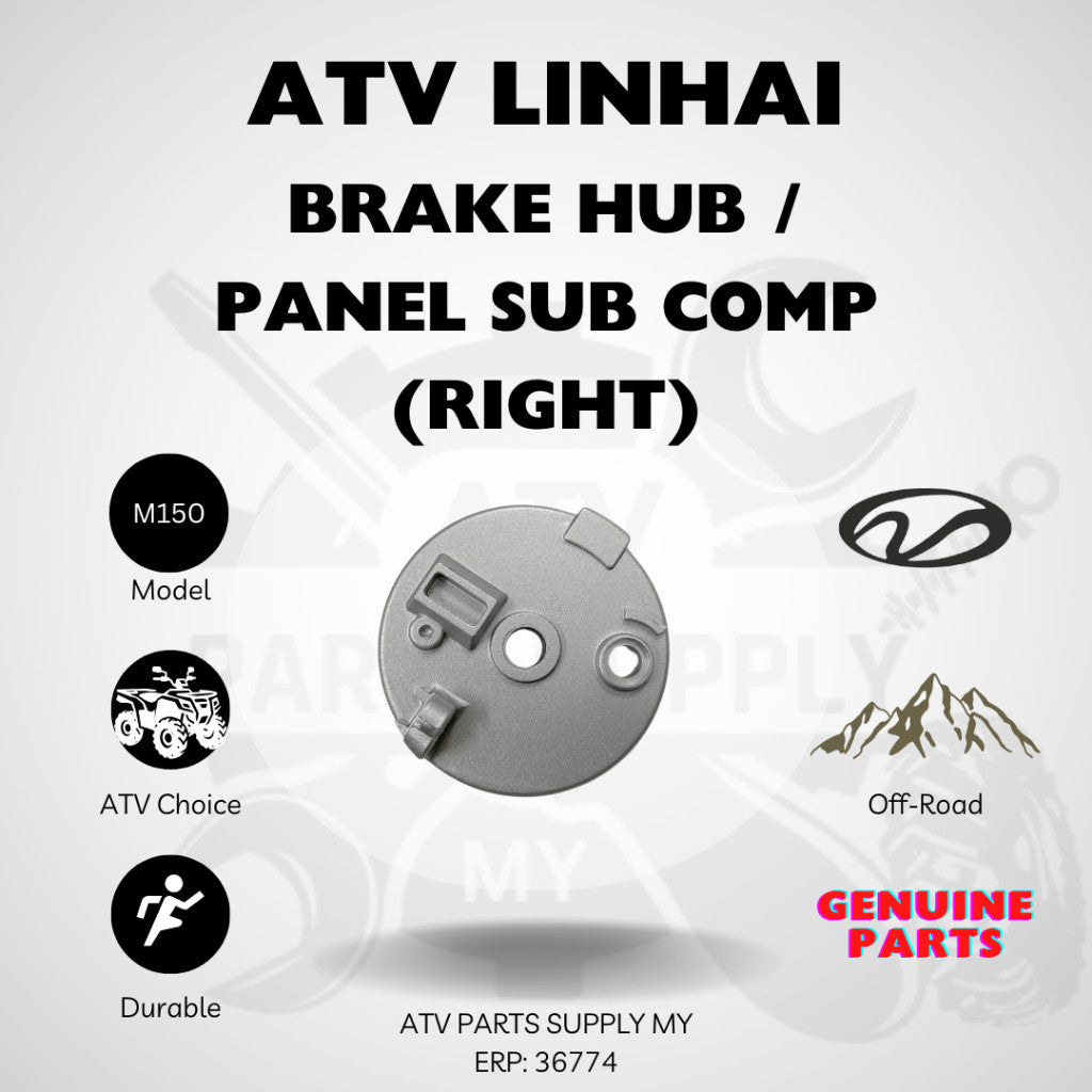 ATV Linhai M150 Drum Brake Hub | Panel Sub Comp | Brake Hub Rocker | Ready Stock