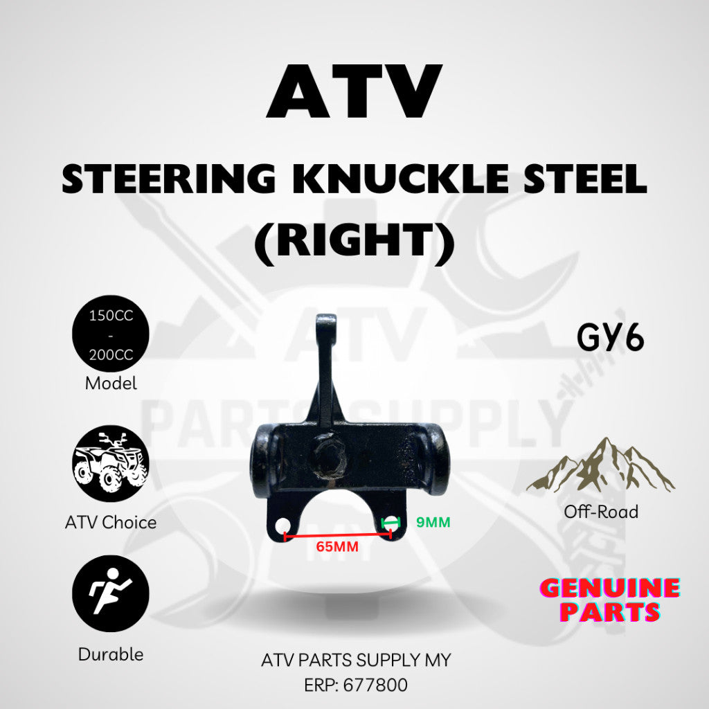 ATV Steering Knuckle Steel (Left / Right) for GY6 / Big Bull / 150cc / 200cc