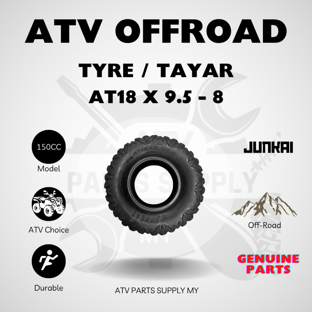 ATV Tyre / Tayar 8 Inch for 110cc \ 125cc \ 150cc | 19x7-8 | 18x9.5-8 | Ready Stock 📌