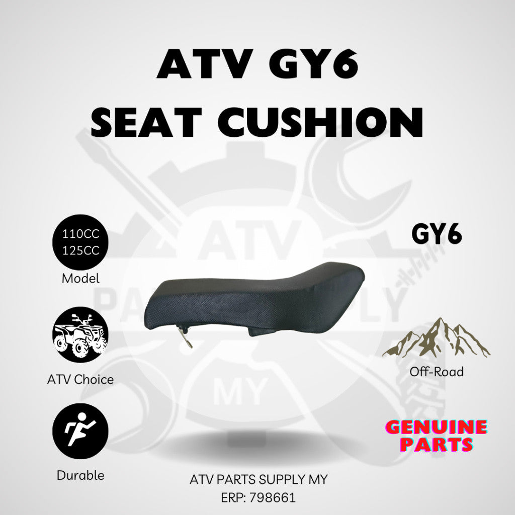 ATV Seat Cushion 44CM for GY6 | Small Bull | 110CC | 125CC | Ready Stock📌