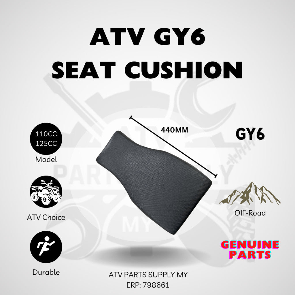 ATV Seat Cushion 44CM for GY6 | Small Bull | 110CC | 125CC | Ready Stock📌